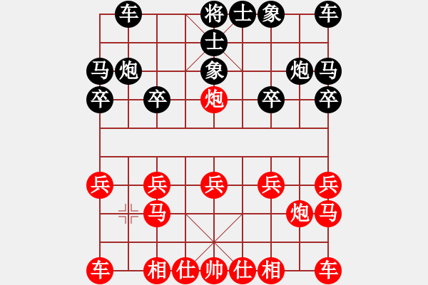 象棋棋譜圖片：愛好[紅] -VS- i江南八怪[黑] - 步數：10 