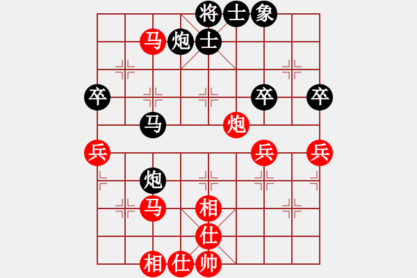 象棋棋譜圖片：肥強(2段)-勝-金兔(5段) 中炮進(jìn)三兵對左炮封車轉(zhuǎn)列炮 紅兩頭蛇 - 步數(shù)：60 