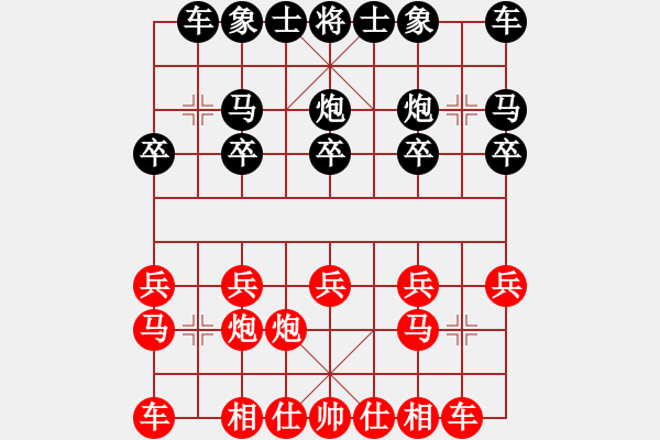 象棋棋譜圖片：第二輪王明達(dá)先勝程建平 - 步數(shù)：10 