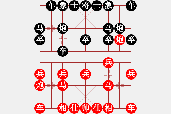 象棋棋譜圖片：常熟彭剛先負廣東黎德志 - 步數(shù)：10 