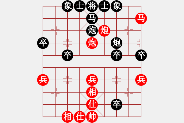 象棋棋譜圖片：b - 步數(shù)：40 