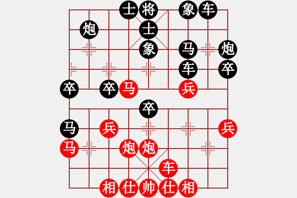 象棋棋譜圖片：thanhtu(6段)-勝-劉一諾(3段) - 步數(shù)：30 