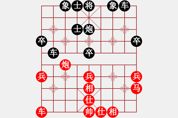 象棋棋譜圖片：52 - 步數(shù)：40 