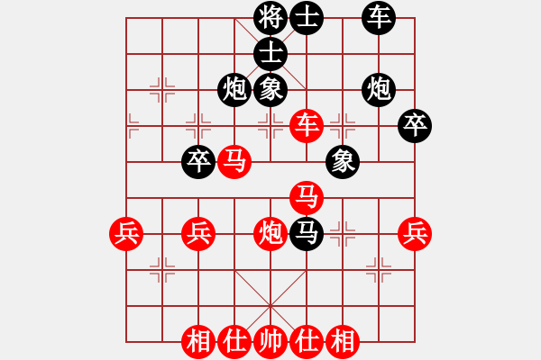 象棋棋譜圖片：1號(hào)對2號(hào) - 步數(shù)：50 