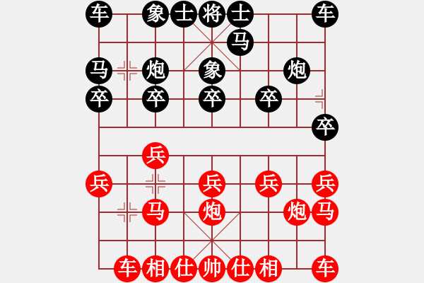 象棋棋譜圖片：牛到成功(3段)-勝-hhdx(2段) - 步數(shù)：10 