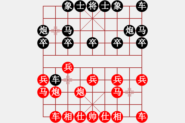 象棋棋譜圖片：哎呦喂丶裸奔[1123376023] -VS- 筱藝[2861149990] - 步數(shù)：10 