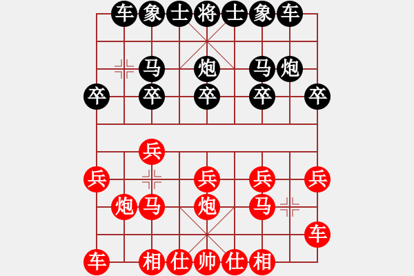 象棋棋譜圖片：御林葷(6級(jí))-負(fù)-烽火連年(2級(jí)) - 步數(shù)：10 