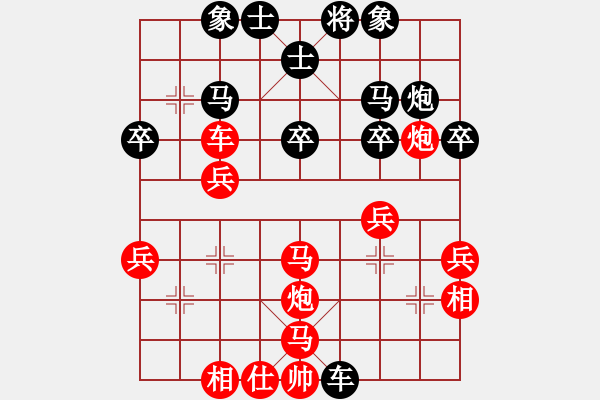 象棋棋譜圖片：老三[3291145108] -VS- 橫才俊儒[292832991] - 步數(shù)：32 