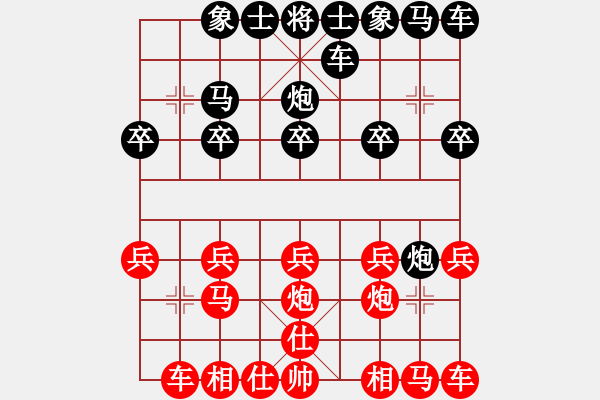 象棋棋譜圖片：醫(yī)生[3203753254] -VS- 橫才俊儒[292832991] - 步數(shù)：10 