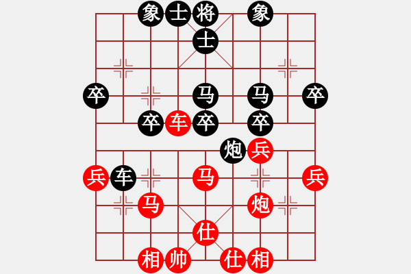 象棋棋譜圖片：bbboy002(2舵)-勝-待宰牛(9舵) - 步數(shù)：40 