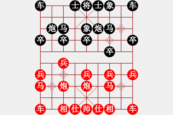 象棋棋譜圖片：第七輪25臺(tái) 山東程龍先負(fù)河北侯文博 - 步數(shù)：10 