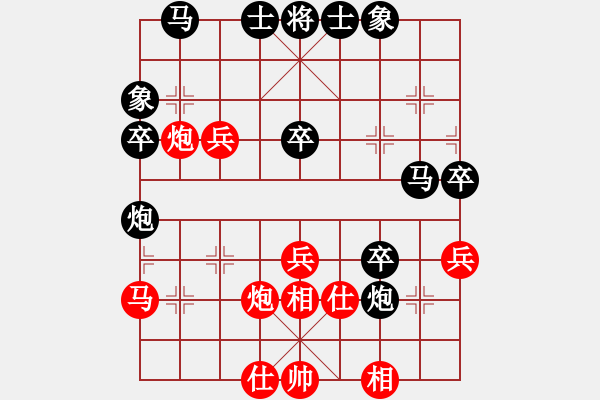 象棋棋譜圖片：太谷縣首屆必高杯象棋精英賽第8輪韓玉堂vs常林柱 - 步數(shù)：40 