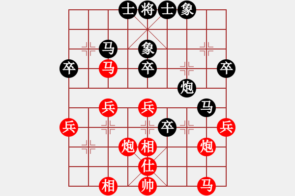 象棋棋譜圖片：劈菜頭(5段)-勝-huyouni(5段) - 步數(shù)：40 