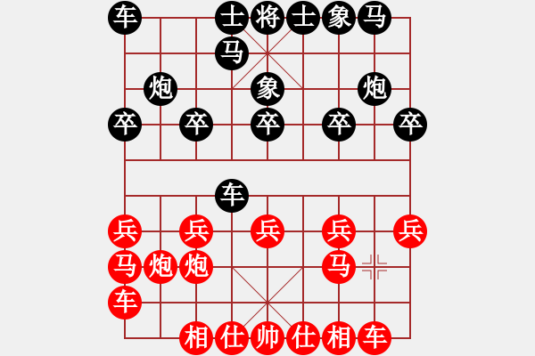 象棋棋譜圖片：倚天高手VS鳳劍出鞘一點(diǎn)紅(2018 7 29) - 步數(shù)：10 