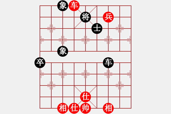 象棋棋譜圖片：3629130[紅] -和-行者必達 [黑]【順炮直車對橫車 紅過河車】 - 步數(shù)：120 