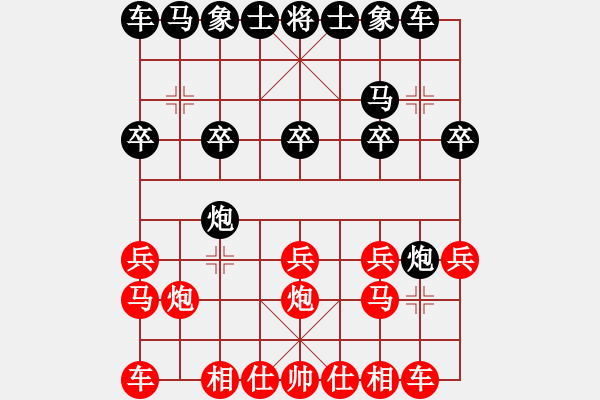 象棋棋谱图片：shanu(2段)-负-赤色火蝉(2段) - 步数：10 