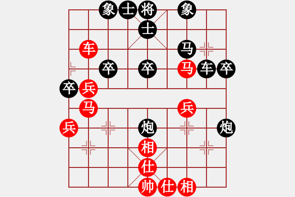 象棋棋譜圖片：酒令人遠(yuǎn)(8段)-負(fù)-小混哥(3段) - 步數(shù)：40 