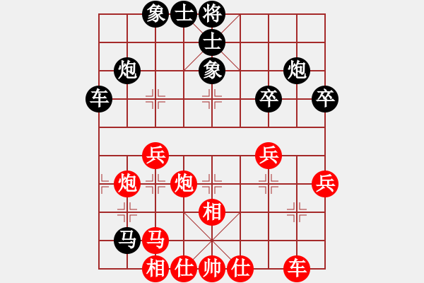 象棋棋譜圖片：獨(dú)龍尊者(8段)-勝-xqxqxq(4段) - 步數(shù)：40 