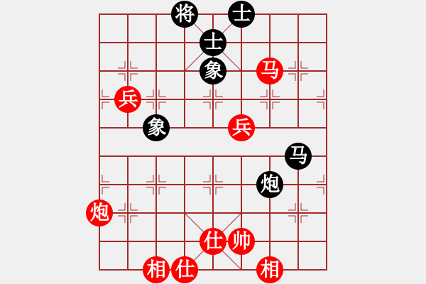 象棋棋譜圖片：馬炮雙兵仕相全例勝馬炮士象全(1) - 步數(shù)：10 