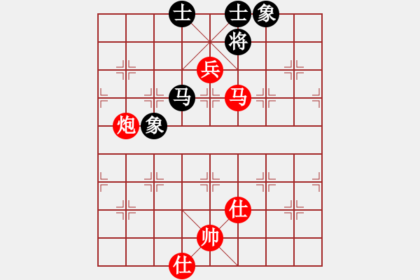 象棋棋譜圖片：馬炮雙兵仕相全例勝馬炮士象全(1) - 步數(shù)：43 