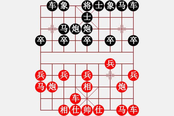 象棋棋谱图片：湖北 周熠 负 江苏 张国凤 - 步数：10 