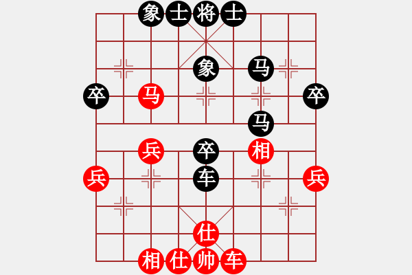 象棋棋譜圖片：天涯客[1778426089] -VS- 橫才俊儒[292832991] - 步數(shù)：40 