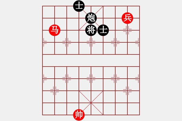 象棋棋譜圖片：第3章 馬兵殘棋技巧 第1節(jié) 馬兵對(duì)炮卒 例3-1 - 步數(shù)：0 