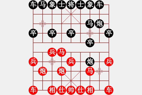 象棋棋谱图片：许银川先胜9-3 - 步数：10 