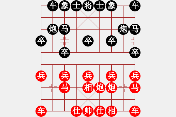 象棋棋谱图片：17陕西首届全运会第2轮 孟昭荣 负 艾利军 - 步数：10 