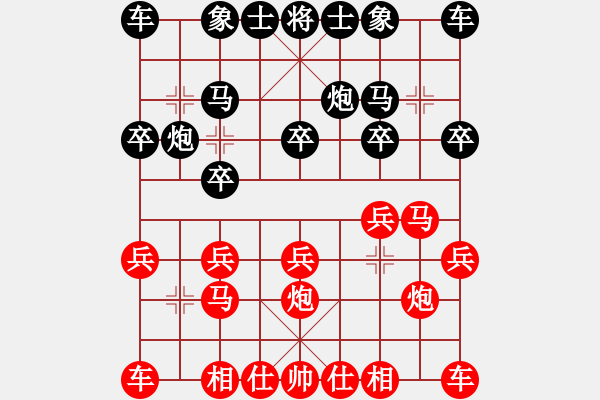 象棋棋譜圖片：張德成 先勝 陸敬文 - 步數(shù)：10 