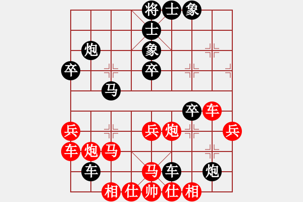 象棋棋譜圖片：滄州的林沖(月將)-負-文如其人(9段) - 步數(shù)：40 