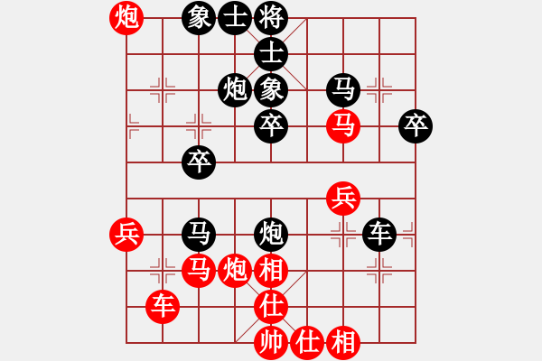 象棋棋譜圖片：任世洪 先勝 許文章 - 步數(shù)：40 