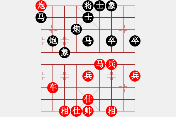 象棋棋譜圖片：menhlenhss(2段)-勝-鐵羅漢(9級(jí)) - 步數(shù)：40 