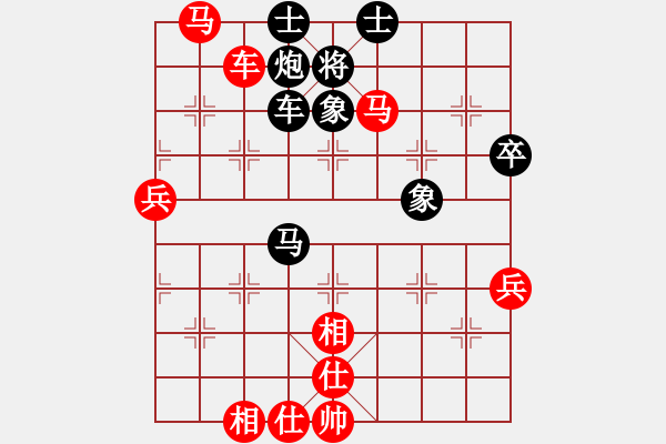 象棋棋譜圖片：伏虎二十一掌[1791056558] -VS- 以棋會友[1587990716] - 步數(shù)：100 