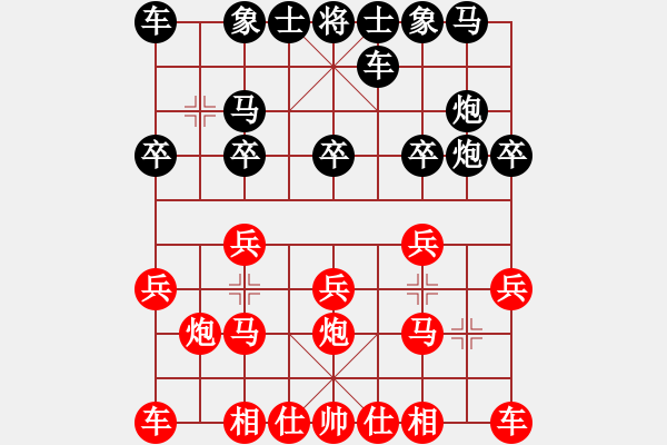 象棋棋譜圖片：偏鋒炮局7.pgn - 步數(shù)：10 