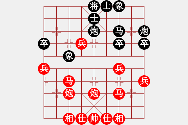 象棋棋譜圖片：Cplasf.獵鷹 先勝 網(wǎng)絡(luò)棋手（10加3快棋） - 步數(shù)：40 