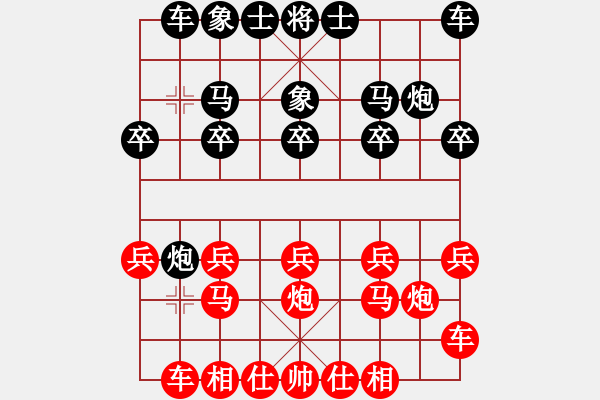 象棋棋譜圖片：《學(xué)習(xí)大師后手 》屏風(fēng)馬右炮封車破中炮正馬右橫車 - 步數(shù)：10 