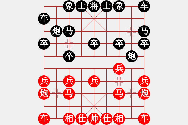 象棋棋譜圖片：學棋起馬 - 步數(shù)：10 