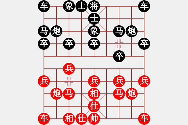 象棋棋譜圖片：bbboy002（業(yè)8-1） 先勝 悟道小和尚（業(yè)7-3） - 步數(shù)：10 