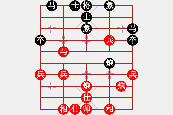 象棋棋譜圖片：昆侖 勝 無(wú)名 D32 中炮進(jìn)三兵對(duì)左炮封車轉(zhuǎn)列炮 紅右馬盤(pán)河 - 步數(shù)：40 