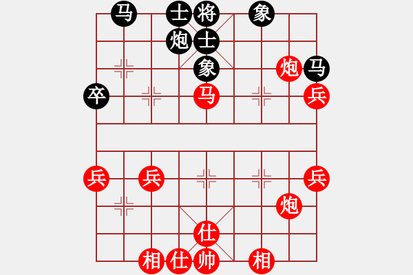 象棋棋譜圖片：昆侖 勝 無(wú)名 D32 中炮進(jìn)三兵對(duì)左炮封車轉(zhuǎn)列炮 紅右馬盤(pán)河 - 步數(shù)：50 