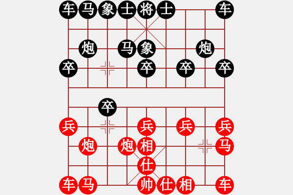 象棋棋譜圖片：飛相拐馬十八應(yīng)[1743222904] -VS- 維[317166742] - 步數(shù)：10 