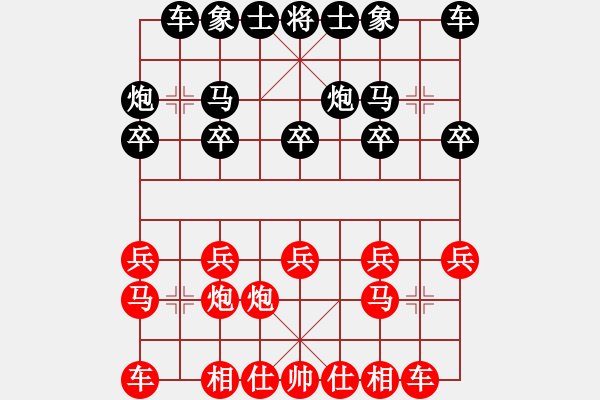 象棋棋譜圖片：哥愛你愛她(8段)-和-上帝愛運動(9段) - 步數(shù)：10 