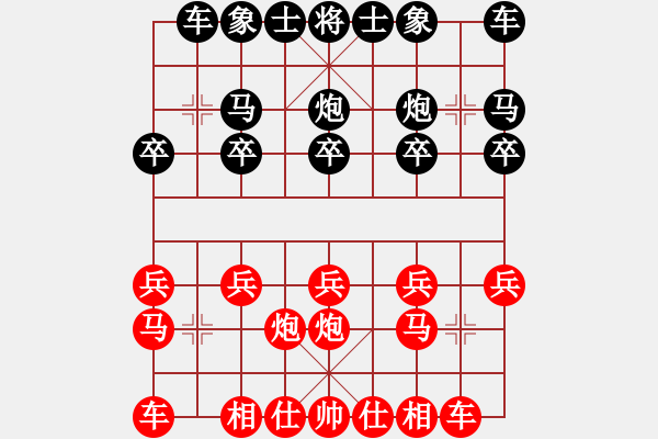 象棋棋谱图片：汤超(5r)-负-杨朝举(5r) - 步数：10 