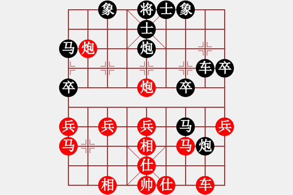 象棋棋譜圖片：象棋之家＊炮 和 南天☆聯(lián)賽06號(hào) - 步數(shù)：30 