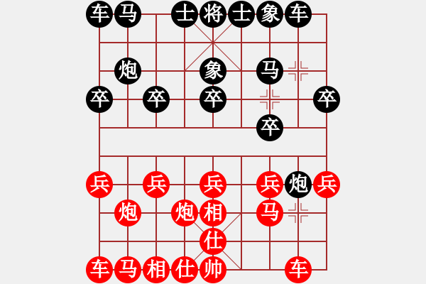 象棋棋譜圖片：常德王猛(3段)-負(fù)-桃花小妹(1段) - 步數(shù)：10 