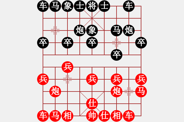 象棋棋譜圖片：外圍波集團(天帝)-勝-千山奇兵(月將) - 步數(shù)：10 