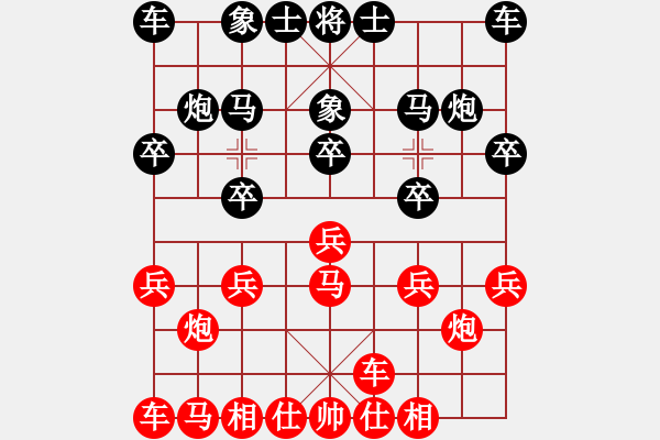 象棋棋譜圖片：ykqqkyykq(1星)-負(fù)-棋道悟心魔(8弦) - 步數(shù)：10 