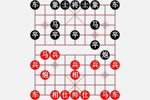 象棋棋譜圖片：世紀(jì)英豪 笑傲江湖[紅] -VS- ⊙英雄無敵⊙★獨(dú)卒擒王★[黑] - 步數(shù)：10 