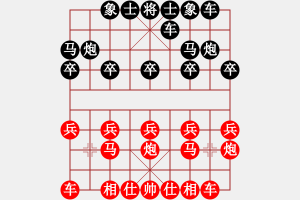 象棋棋譜圖片：碎花粉裙先勝純?nèi)擞⑿?- 步數(shù)：10 